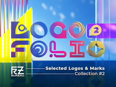 Logofolio Cover branding design icon illustration logo typography vector