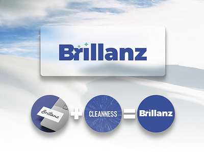 Brillanz logo branding design icon logo typography vector