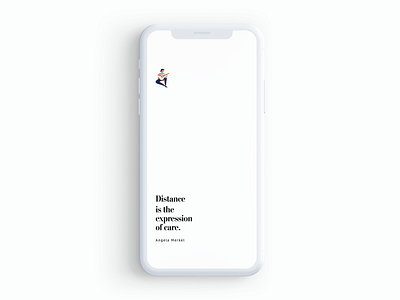 #StayHome Splashscreen app covid covid19 minimalist splashscreen typography ui ux