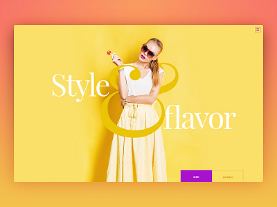 Homepage | Fashion store concept clean colourful e shop elegant estore minimalist mobile online store responsive simple style typography