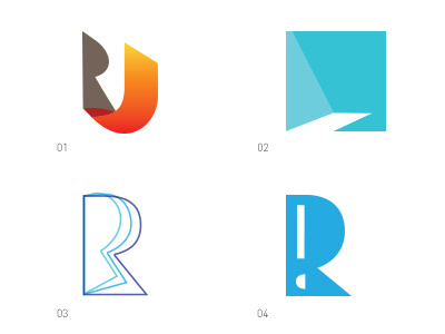 Reality Check - Icon variations branding design icon identity letter logo perspective r