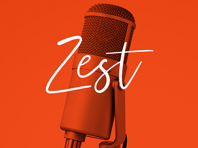Zest Podcast Identity branding copywriter identity logo logo design podcast spotify writing