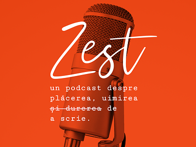 Zest Podcast Cover branding identity logo design podcast podcast cover podcast logo spotify typography