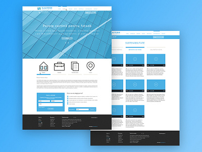 Slavterm UI Design site ui uiux ux web web design web page website window