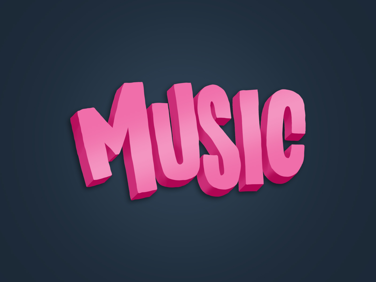 Music - lettering practice by Mircea Iliescu on Dribbble