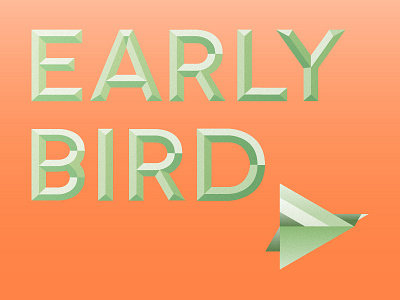 Early Bird 1 bird branding design logo noise type visual identity