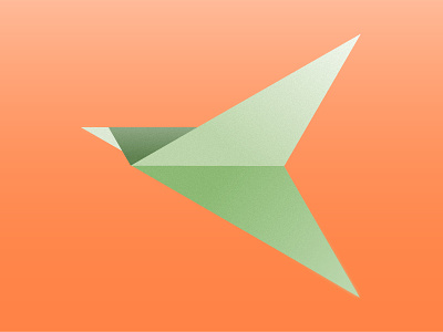 Simpler Earlybird bird design flat logo noise polygon simple