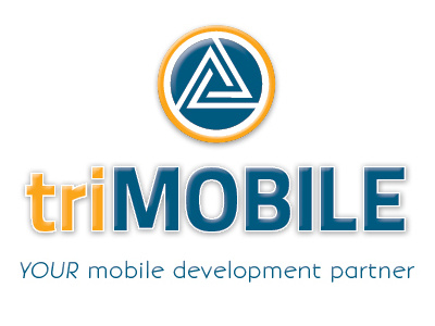 triMobile logo copy logo typography