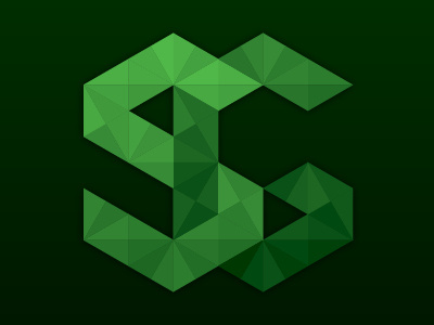Stuntgroom 3.0 design g geometric green logo s stuntgroom