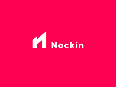 Nockin brand branding design digital graphic design home house illustrator logo logo design real state