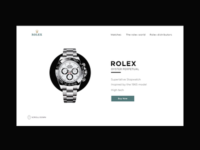 Rolex Website app branding design rolex typography ui watches