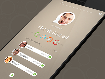 Whatsapp Home Screen Re-imagined Concept