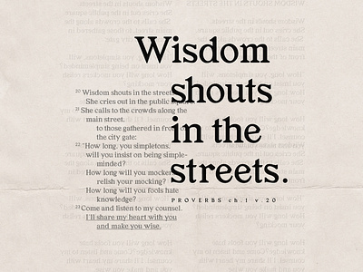 Wisdom logo typography