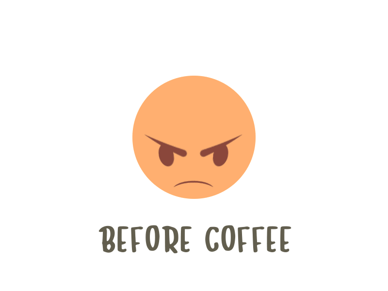 Before/After Coffee