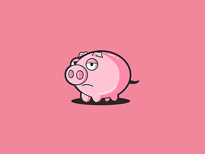 piggy cute farm mascot pig piggy