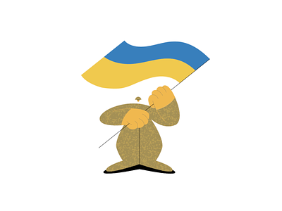 Прапорець - молодець! 2022 ae ai character framebyframe illustration nowar stopwar uk ukraine work