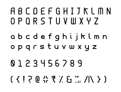 Chamara Design Studio - Typeface brand design brand identity branding flat minimal simple typedesign typeface typography visual identity
