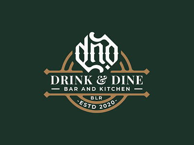 Drink and Dine Logo Design by Design Distrikt on Dribbble