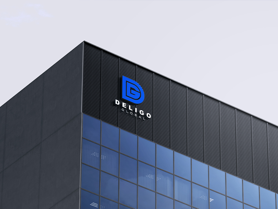 Deligo Global - Logo Sign Board by Design Distrikt on Dribbble