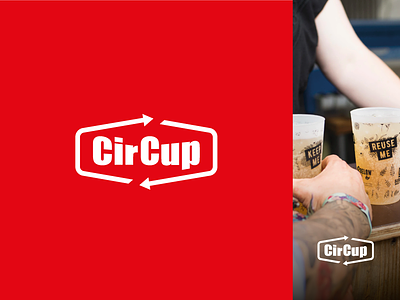 Logo CirCup cups drinks festivals logo logodesign re-use reusable