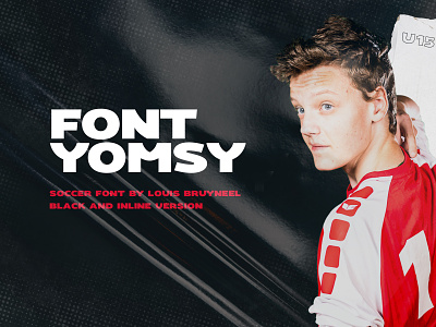 Yomsy Freefont branding font font design font family fontawesome lettering letters logo sport font sport type sports type typo typography