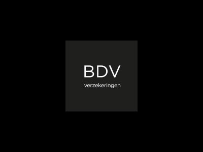 Bdv Verzekeringen black on black logo varnish