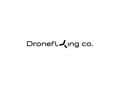 Droneflying Company branding deinze design drone drones font letters logo logodesign type typo typography