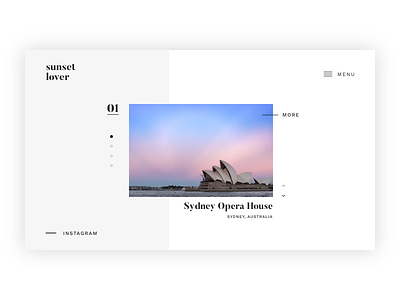 Sunset Lover australia house interface lover minimalist opera sunset sydney ui