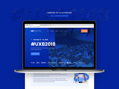 #UXB2018. Worldwide UX Conference 5cube conference interface ui ux website