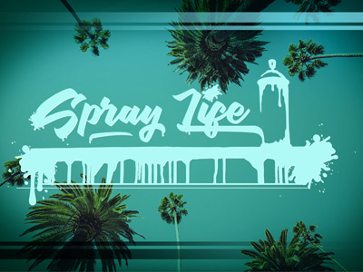 Spray Life 2 hand drawn illustrator photoshop vector