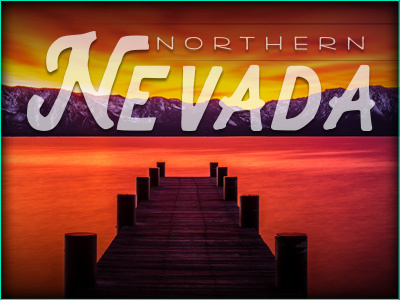 Northern Nevada hand drawn illustrator photoshop vector