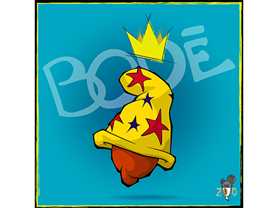 King Cheech Wizard hand drawn hand vectored illustrator pen tool