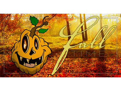 Fall Time font hand draw illustrator photoshop pin tool