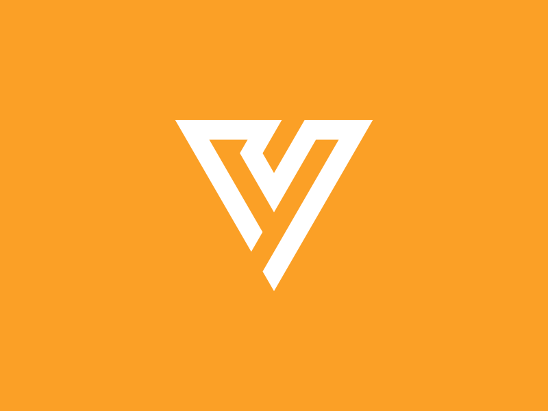 Letter VY Monogram Logo Design! best yellow art font type y v alphabet design sell logo letter