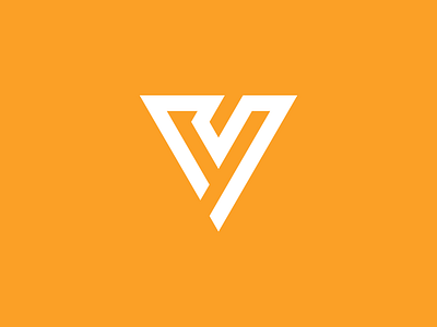 Letter VY Monogram Logo Design! alphabet art best design font letter logo sell type v y yellow