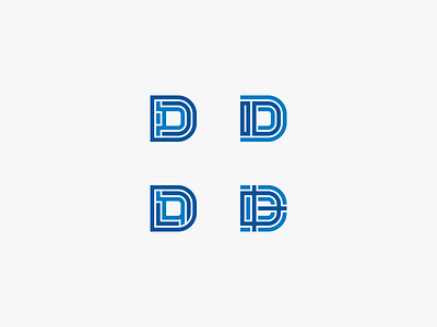 Letter D Monogram Labyrint Logo Design!