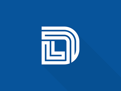 Letter D Labyrint Monogram Logo Design! by Dyne Creative Studio on Dribbble