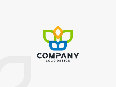 Sprout Leaf Tree Green Logo Design! abstract bio biology blue business design eco ecology green green logo illustration leaf logo monogram shape sprout tree typography ui vector