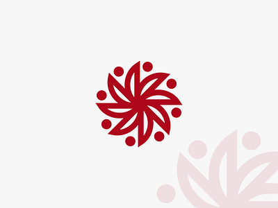 Red Flower Logo Design!