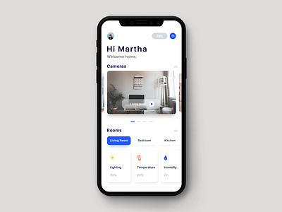 Smart Home app concept design