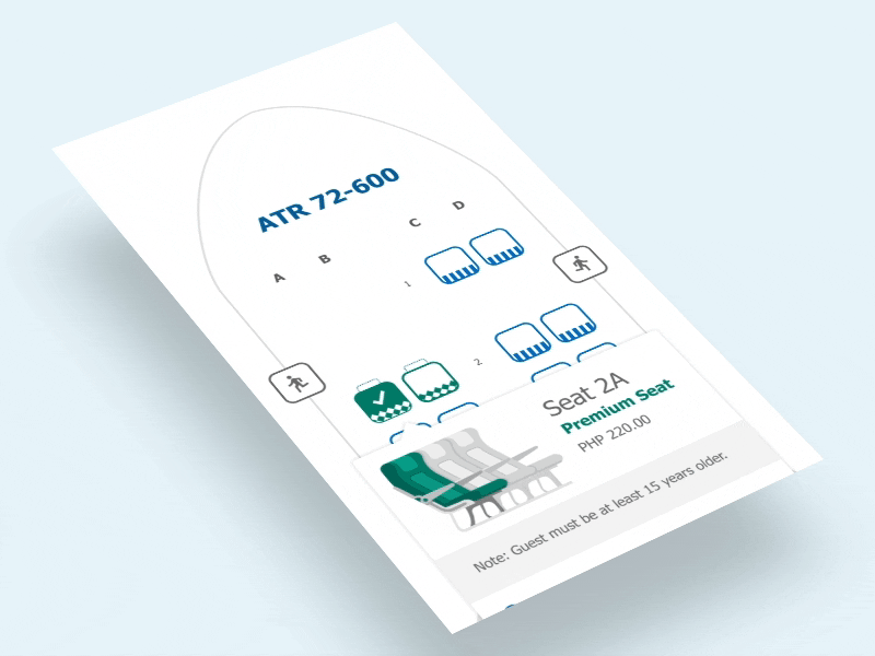Cebu Pacific Seat Map cebu pacific cebupacific figma flinto prototype seat map seats user experience for seats wcag wcag compliant web accessibility compliance