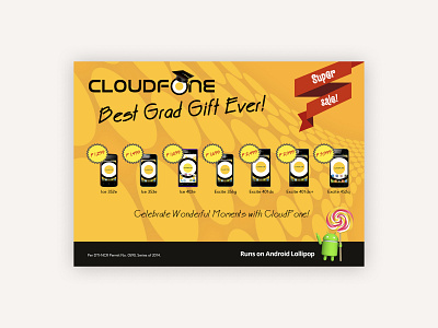 Cloudfone Special Promo android cloudfone collaterals graphic design marketing marketing design mobile mobilephone promo