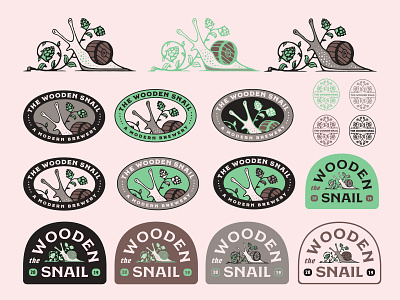 Shelly badge beer branding brewing color design illustration logo patch