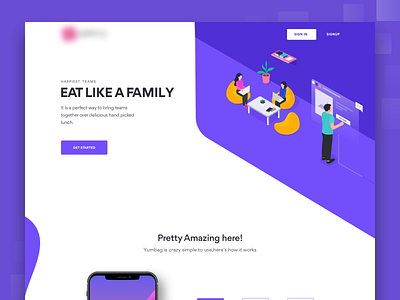 Marketing Page Illustration design home page illustration landing page marketing page ui website design