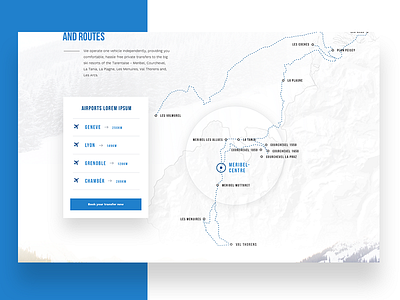 Meribel Ski Transfers –  Map