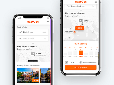 easyJet Mobile App – Redesign Concept – Sneak Peek