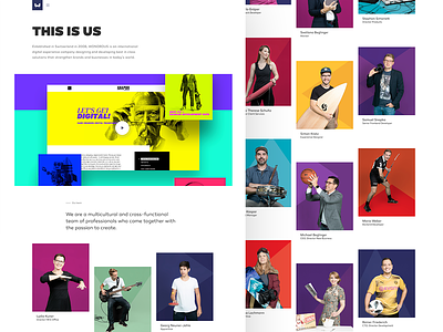 WONDROUS – About Page about agency animation basel design digital experience launch photograhy portrait redesign team ui ux web design