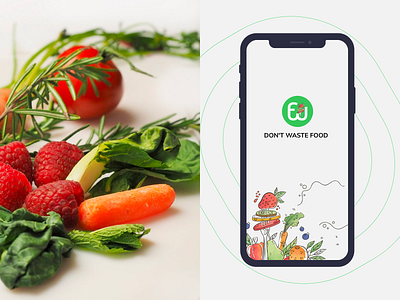 Don't Waste Food app design appdesign business concept design design layout dribble inspiration ui ux design