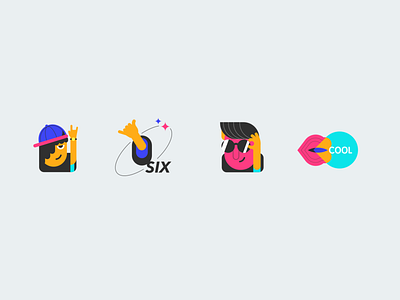 four cool icons