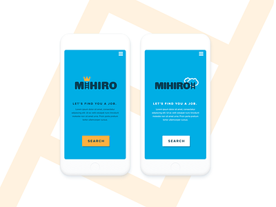 MIhirio - Brand & UI design concept brand concept logo ui